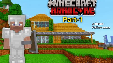 Minecraft Pe Hardcore Part 1 YouTube
