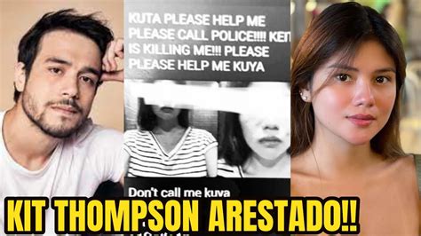 Kit Thompson Arestado Sa Tagaytay Gf Na Si Ana Jalandoni Isinugod Sa