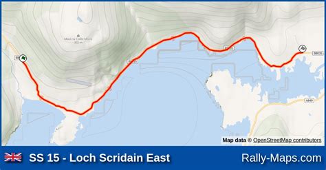 Ss Loch Scridain East Stage Map Tour Of Mull Rally Maps