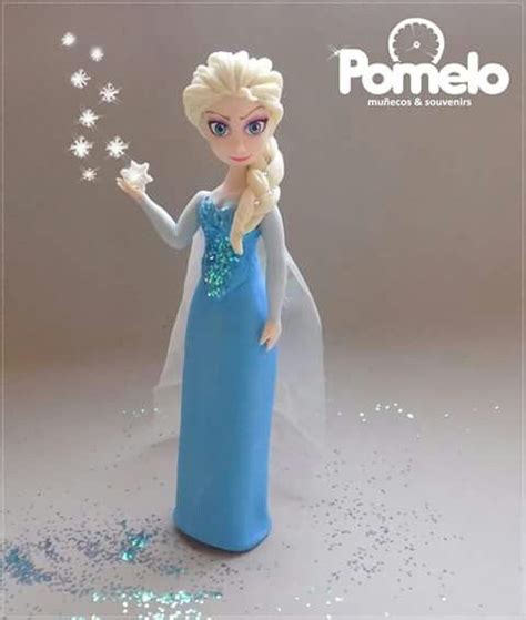 Elsa De Frozen Adorno Para Torta En Porcelana Fria Porcelana Fria