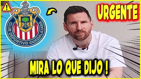 UNA NOTICIA TREMENDA LIONEL MESSI FUE DE REPENTE ÚLTIMAS NOTICIAS