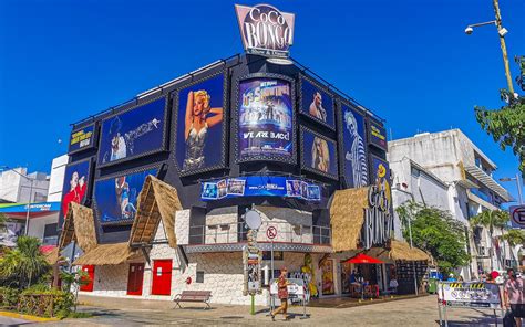 Playa del Carmen Quintana Roo Mexico 2021 Famous Coco Bongo cinema