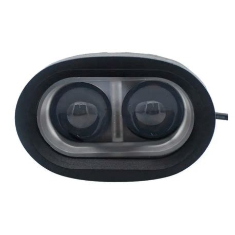 FAROL DE MILHA LED OVAL LUPA 2LEDS Tche Loco Eletrônicos