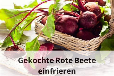 Gekochte Rote Beete Einfrieren Tipps Und Tricks Einfrieren Tipps