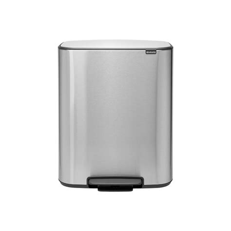 Brabantia Bo Pedaalemmer 2 X 30 Liter Met 2 Kunststof Binnenemmer