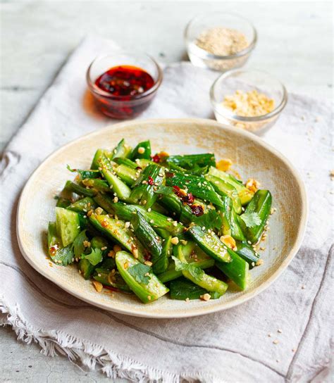 Smashed Asian Cucumber Salad Tasha S Artisan Foods