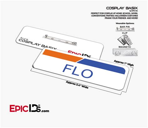 Flo Name Tag Printable