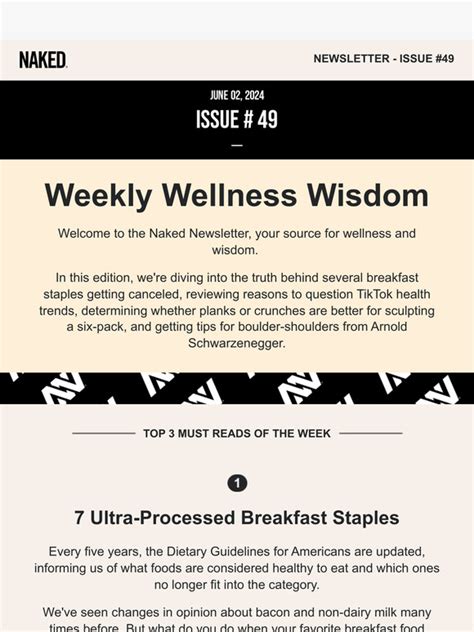 Naked Nutrition Questioning Tiktok Fitness Hot Vs Cold Showers How Many Daily Steps Milled