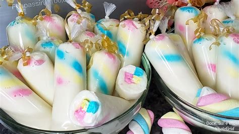 MINI GELADINHO GOURMET PARA FESTAS GELADINHO DE MARSHMALLOW YouTube