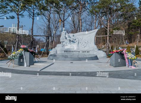 Statue Commemorating March 1st Movement And 100 Years Independence In