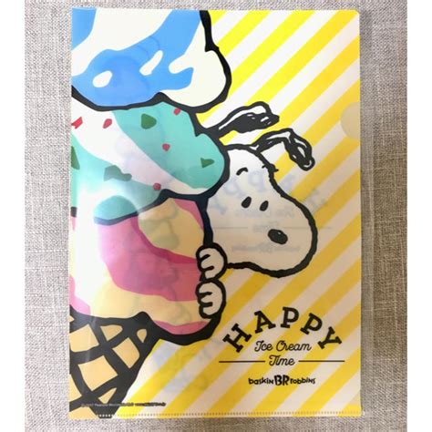 Snoopy 新品【スヌーピー】サーティワン クリアファイルの通販 By Oooooos Shop｜スヌーピーならラクマ