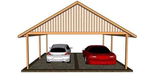 Double carport plans | MyOutdoorPlans | Free Woodworking Plans and ...