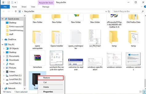 Easy Way To Restore Deleted Recycle Bin In Windows 10 8 7