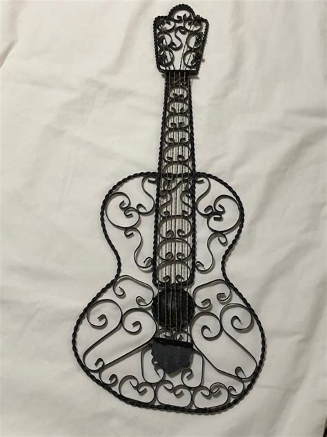 Vintage Wrought Iron Guitar And More Estatesales Org