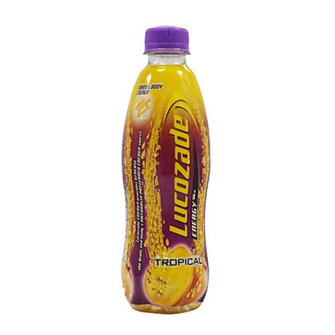 Lucozade Energy Tropical 360ml Master Mac Food