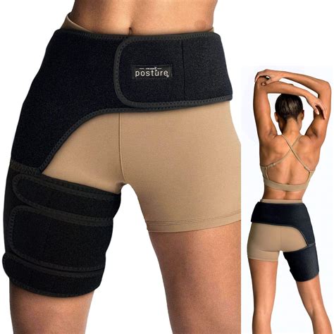 Vriksasana Groin Hip Brace Sciatica Support Wrap Hamstring