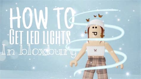 How To Get Led Lights IN BLOXBURG YouTube