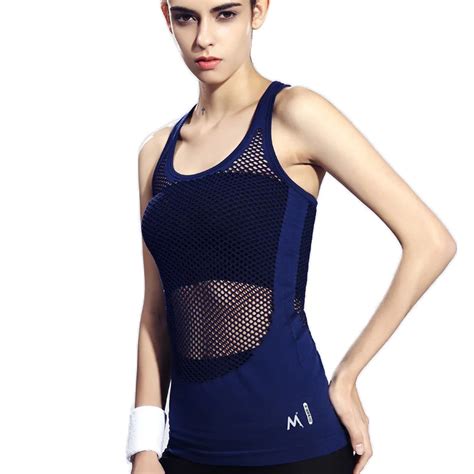 Besgo Women Yoga Tank Tops Hollow Breathable High Elastic Quick Dry