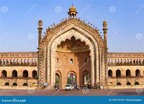 The Rumi Darwaza stock photo. Image of gate, india, city - 179712178