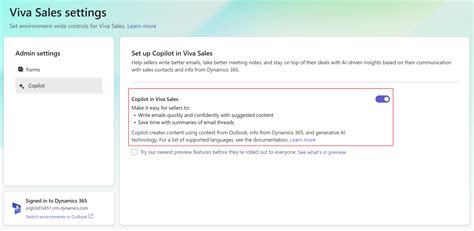 Copilot In Viva Sales Einrichten Microsoft Learn