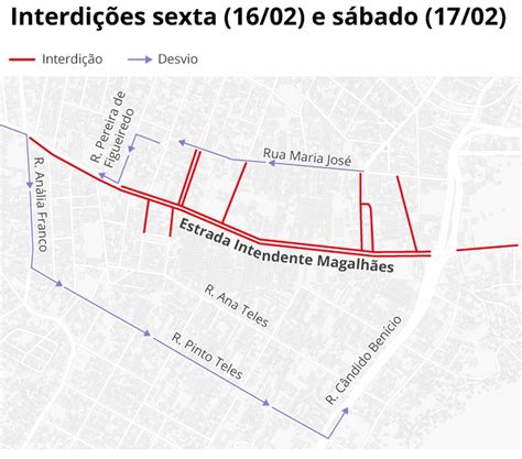 Intendente Magalh Es Veja As Interdi Es No Tr Nsito Para A Segunda