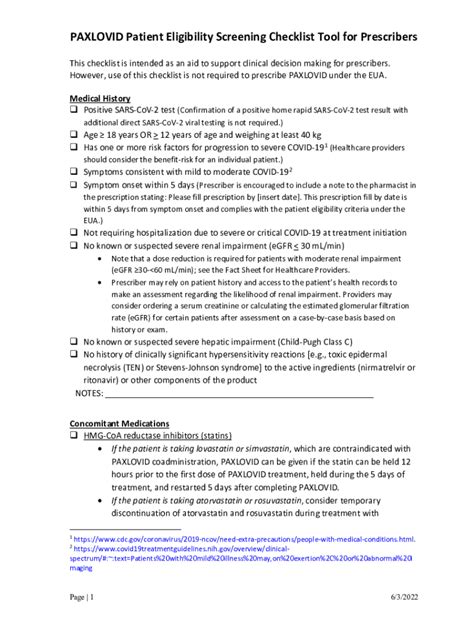 Fillable Online Information Sheet - Paxlovid Eligibility and Effectiveness Fax Email Print ...