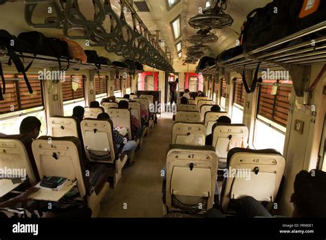 Sri Lanka Colombo Train Travel Passengers In Second Class Carriage