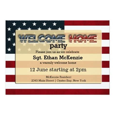 Welcome Home Party Invitation Zazzle Welcome Home Parties House