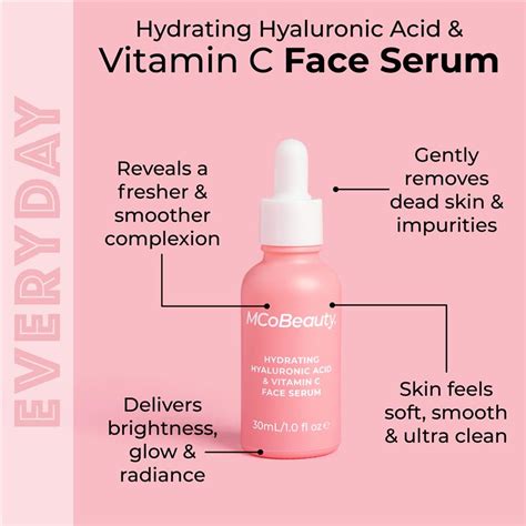 Buy Mcobeauty Everyday Hydrating Hyaluronic Acid Vitamin C Face Serum