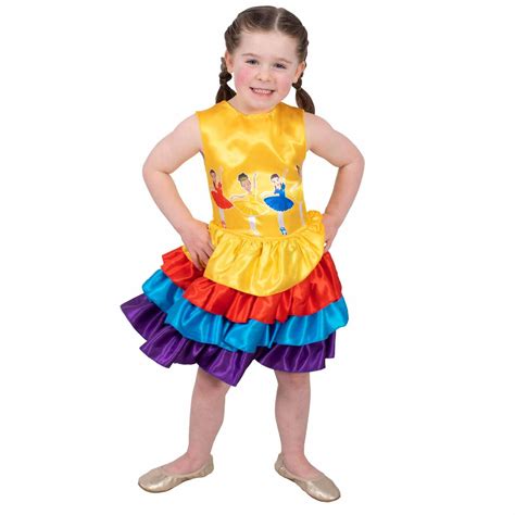 Wiggles Ballerina Multi-Coloured Costume - Child