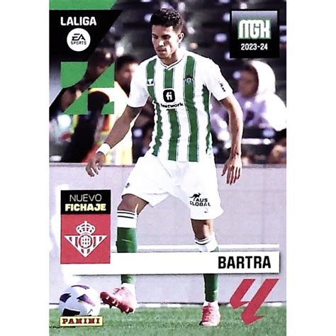 Oferta Trading Card Bartra Nuevo Fichaje Real Betis Panini Megacracks