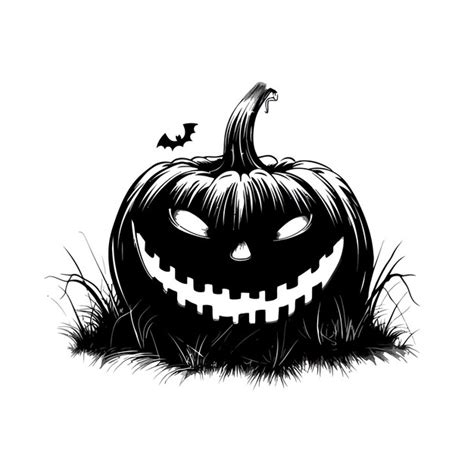 La Silueta Negra Vectorial De Halloween Vector Premium Generado Con Ia