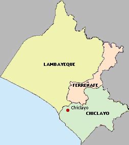 Map Of The Lambayeque Region Showing Its Provinces La Libertad Map