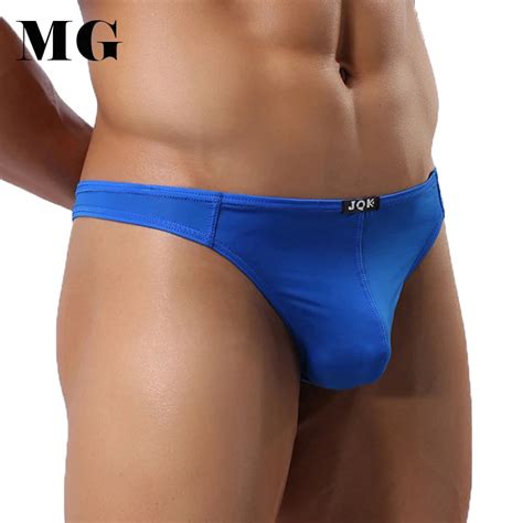 Mr Gun Pcs Pack Wholesale Satin Thongs Sheer Nylon Sex Panties For Man Ice Silk Summer G