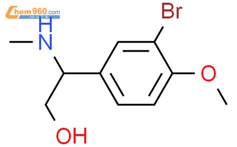 1178281 89 4 2 3 BROMO 4 METHOXYPHENYL 2 METHYLAMINO ETHAN 1 OL化学式