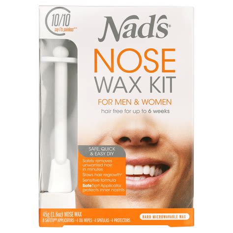 Nad S Home Nose Hair Removal Wax Kit For Men And Women 1 6 Oz