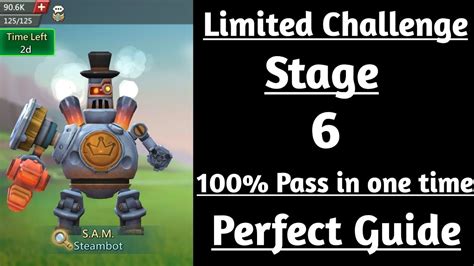 Lords Mobile Limited Challenge Full Steam Ahead Stage Steambot