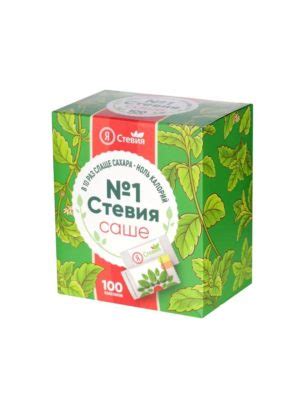 Стевия в пакетиках натуральная саше 100 шт. купить по цене 275 р. в ...