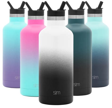 Simple Modern 32 Oz Ascent Water Bottle With Straw Lid Stainless