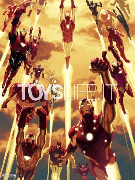 Sideshow Marvel Iron Man Legacy Unframed Art Print Toyslife