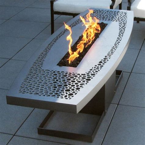 Outdoor Coffee Table Fire Pit - Contemporary - Patio - Chicago - by ...