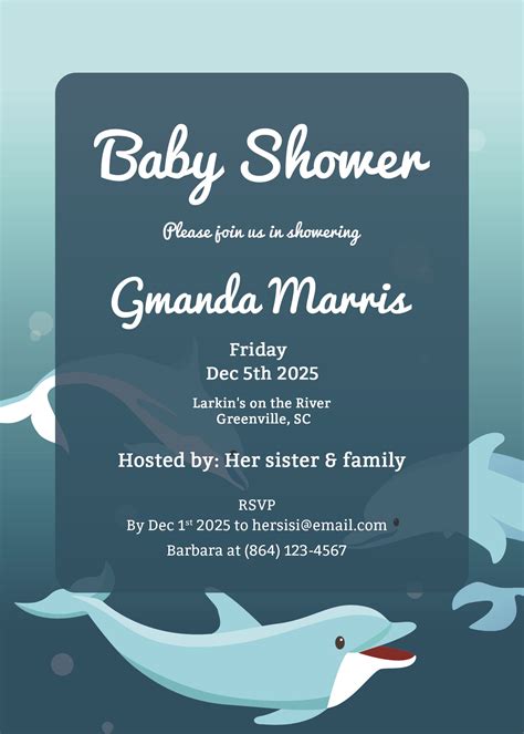 12 Free Editable Baby Shower Invitation Card Templates