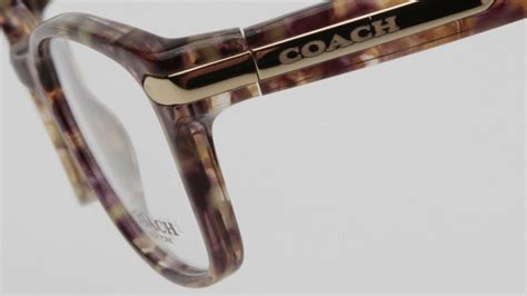 New Coach Hc6065 5287 Confetti Light Brown Eyeglasses Frame 51 17 135mm B34mm Eyeglass Frames