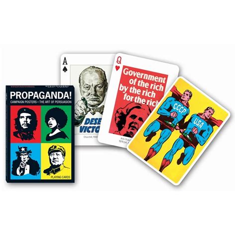 Jeu De 55 Cartes Propaganda Piatnik Boutique BCD JEUX