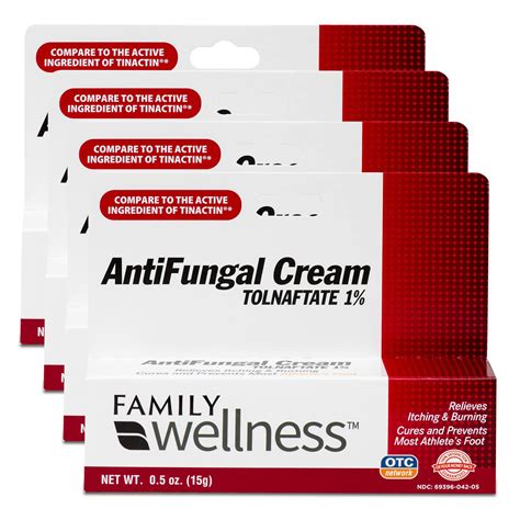 Family Wellness Antifungal Cream Tolnaftate 1% - Clinically Proven