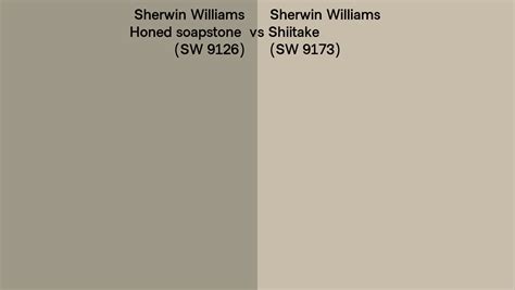 Sherwin Williams Honed Soapstone Vs Shiitake Side By Side Comparison