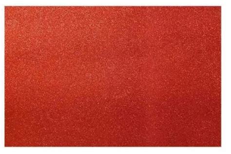 Big Festasbig Festasplaca De Eva Glitter Vermelho X Unidade