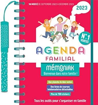 Agenda Familial M Moniak Sept D C Amazon Br