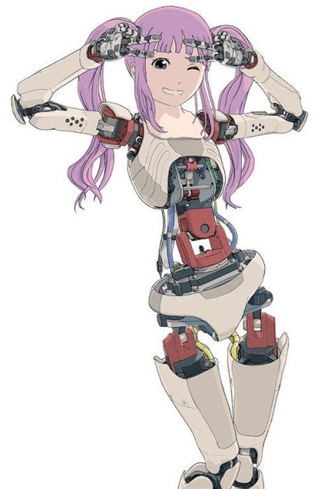 Anime Cyborg Concept Art