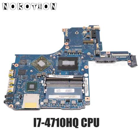 Nokotion For Toshiba Satellite P T B P B Motherboard I Hq Cpu